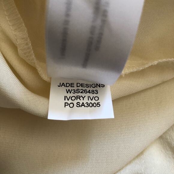 Band Of The Free NWT Cash VNeck Long Sleeve Billowing Sleeves Ivory Top Size XS - Picture 11 of 14